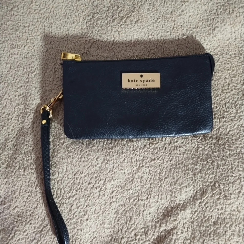 Kate Spade Black Wristlet